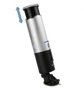 HK LETEN - Piston Hands-Free Auto-Retractable Masturbation Cup (Chargeable - Silver)